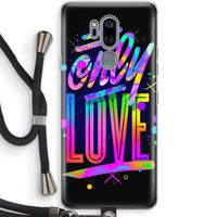 Only Love: LG G7 Thinq Transparant Hoesje met koord