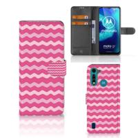 Motorola G8 Power Lite | Telefoon Hoesje | Waves Pink