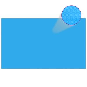 VidaXL Zwembadhoes rechthoekig 500x300 cm pe blauw