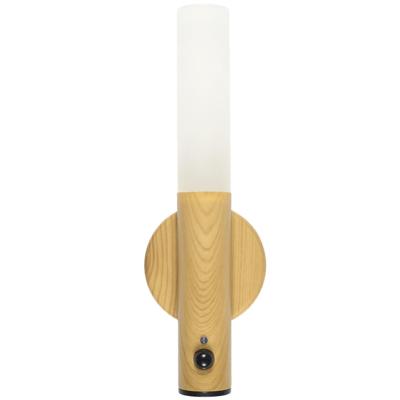 Home Deco Factory Nachtlamp / wandlamp - portable - kunststof - oplaadbaar - 18 cm Home Deco Factory Nachtlamp / wandlamp - portable - kunststof - oplaadbaar - 18 cm