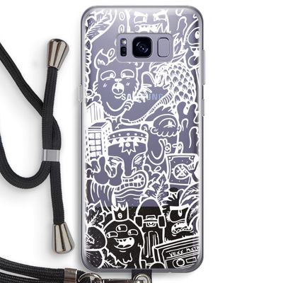 Vexx Mixtape #2: Samsung Galaxy S8 Plus Transparant Hoesje met koord