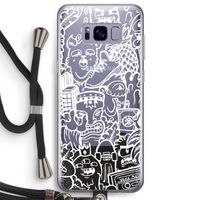 Vexx Mixtape #2: Samsung Galaxy S8 Plus Transparant Hoesje met koord