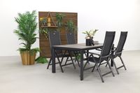Hartman Roma/Kings verstelbare tuinset antraciet - 180x100 cm. Hartman Roma/Kings verstelbare tuinset antraciet - 180x100 cm.