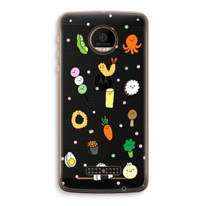 Happy bento friends: Motorola Moto Z Force Transparant Hoesje