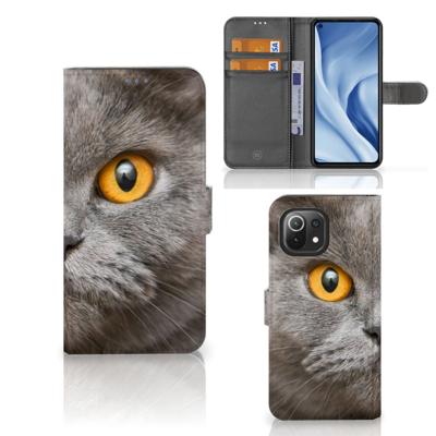 Telefoonhoesje | Met pasjeshouder | Xiaomi 11 Lite 5G NE | Mi 11 Lite Britse Korthaar