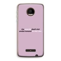 uw waarde daalt niet: Motorola Moto Z Force Transparant Hoesje