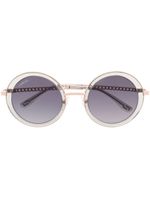 Lancel lunettes de soleil Adele à monture ronde - Bleu
