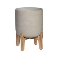 Plantenpot Charlie M (Feet low) grijs 21x21x25,5cm