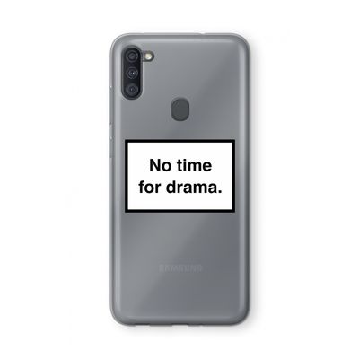 No drama: Samsung Galaxy A11 Transparant Hoesje
