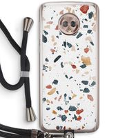 Terrazzo N°4: Motorola Moto G6 Transparant Hoesje met koord
