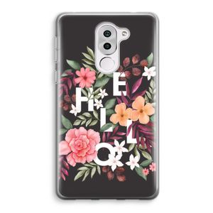 Hello in flowers: Honor 6X Transparant Hoesje