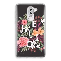 Hello in flowers: Honor 6X Transparant Hoesje