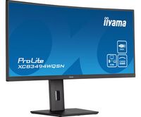 iiyama ProLite XCB3494WQSN-B5 LED display 86,4 cm (34") 3440 x 1440 Pixels UltraWide Quad HD Zwart - thumbnail