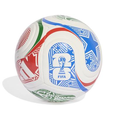 adidas WK 2026 Trionda Club Voetbal Maat 5 Wit Rood Blauw Groen