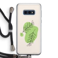 Beleaf in you: Samsung Galaxy S10e Transparant Hoesje met koord