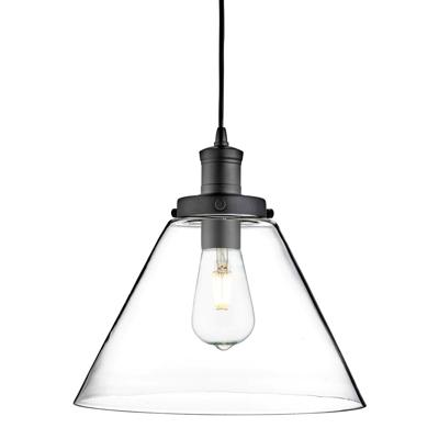 Searchlight HanglampPyramid Ø 29cm zwart - 3228BK