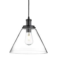 Searchlight HanglampPyramid Ø 29cm zwart - 3228BK