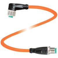 Pepperl+Fuchs 233484 Sensor/actuator connector, geassembleerd Aantal polen (sensoren): 4, 4 10 m 1 stuk(s)