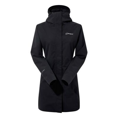 Berghaus Omeara Long Dames Hardshell Jas Black/Black 10