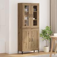 Hoge kast Artisan Eiken 69,5 x 34 x 180 cm Bewerkt hout