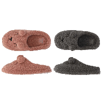 Apollo Pantoffels Dames Teddy Bear Antraciet-39/40 Apollo Pantoffels Dames Teddy Bear Antraciet-39/40