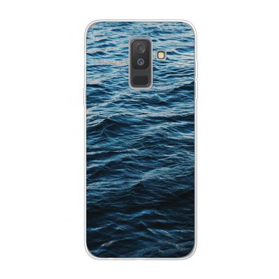 Oceaan: Samsung Galaxy A6 Plus (2018) Transparant Hoesje