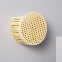 Wandlamp retro 'Marco' vintage e14 fitting rotan rond 200mm