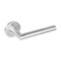 Intersteel DeurklinkHoek 90 rozet met nok RVS - 0035.127202