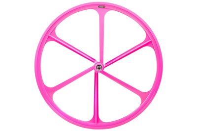 Teny Rim 6 Spoke Fixed Gear Voorwiel - Roze Teny Rim 6 Spoke Fixed Gear Voorwiel - Roze