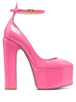 Valentino Garavani escarpins Tan-Go 155 mm à plateforme - Rose