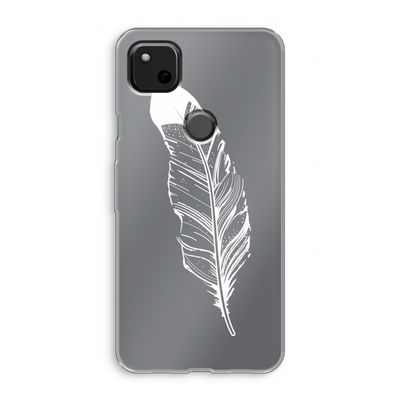 Pluim: Google Pixel 4a Transparant Hoesje