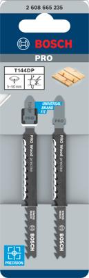 Bosch Accessoires -PRO Wood precise T144DP decoupeerzaagblad | 100 mm | 2-delig - 2608665235