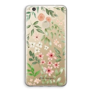 Botanical sweet flower heaven: Huawei Ascend P8 Lite (2017) Transparant Hoesje