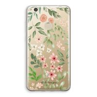 Botanical sweet flower heaven: Huawei Ascend P8 Lite (2017) Transparant Hoesje