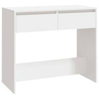 The Living Store Consoletafel - Haltafel - Wit - 89 x 41 x 76.5 cm - Stevig en stabiel