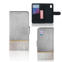 Alcatel 1B (2020) | Book Style Case | Wood Concrete