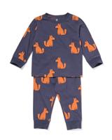HEMA Babypyjama hond antraciet (antraciet)
