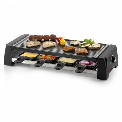 Domo DO9189G raclette 8 persoon/personen 1200 W Zwart, Grijs