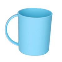 Plasticforte onbreekbare Drinkbekers - kunststof - 350 ml - blauw - kinderen - camping Plasticforte onbreekbare Drinkbekers - kunststof - 350 ml - blauw - kinderen - camping