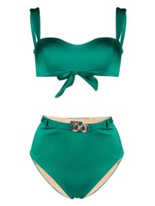 Noire Swimwear bikini à breloque coquillage - Vert