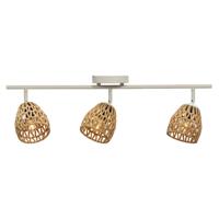 Leen Bakker - 3-spot Ilva - Naturel - 26x9,5x65 Cm - Touw - Beige - 9.5x65x26 Cm