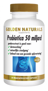 Golden Naturals Probiotica 50 Miljard Capsules