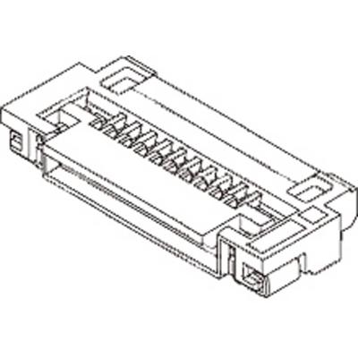 Molex 51296-3433 FFC/FPC-aansluiting Inhoud: 1 stuk(s) Tape on Full reel