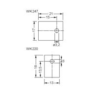 Fischer Elektronik WK220 Warmtegeleidende folie Zelfklevend 200 µm 0.9 W/mK (l x b) 21 mm x 17 mm Fischer Elektronik WK220 Warmtegeleidende folie Zelfklevend 200 µm 0.9 W/mK (l x b) 21 mm x 17 mm