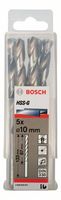 Bosch Accessoires Metaalboren HSS-G, Standard 10 x 87 x 133 mm 5st - 2608595077