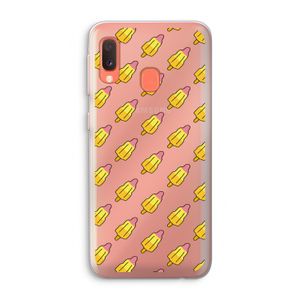 Waterijsjes: Samsung Galaxy A20e Transparant Hoesje