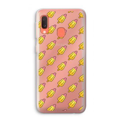 Waterijsjes: Samsung Galaxy A20e Transparant Hoesje