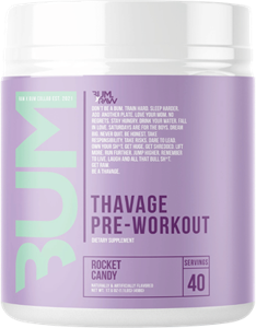 RAW CBUM Thavage Pre-workout Rocket Candy (20 servings)