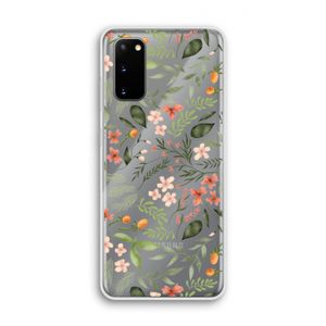 Sweet little flowers: Samsung Galaxy S20 Transparant Hoesje