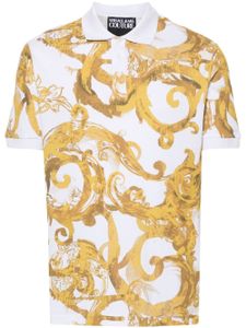 Versace Jeans Couture ^ imprimé Aquarelle Couture - Blanc